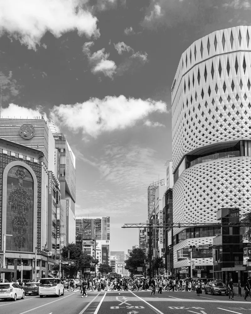 銀座の街並み